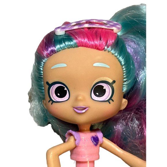 Kindi Kids Minis 2 Posable Bobble Head Dolls and Shopkins Moose Doll - Picture 5 of 13